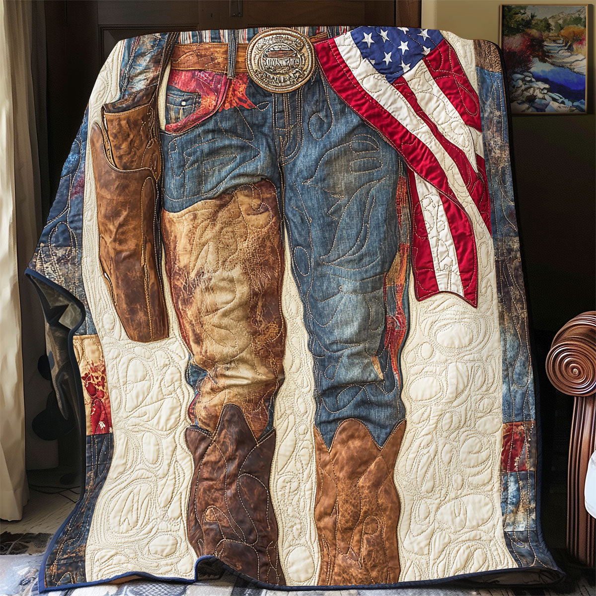 Cowboy Wild Life WU2512011CL Quilt