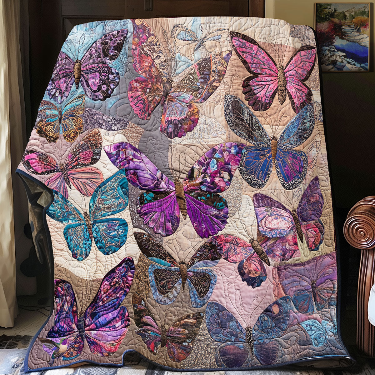 Mystical Butterfies WU2112005CL Quilt