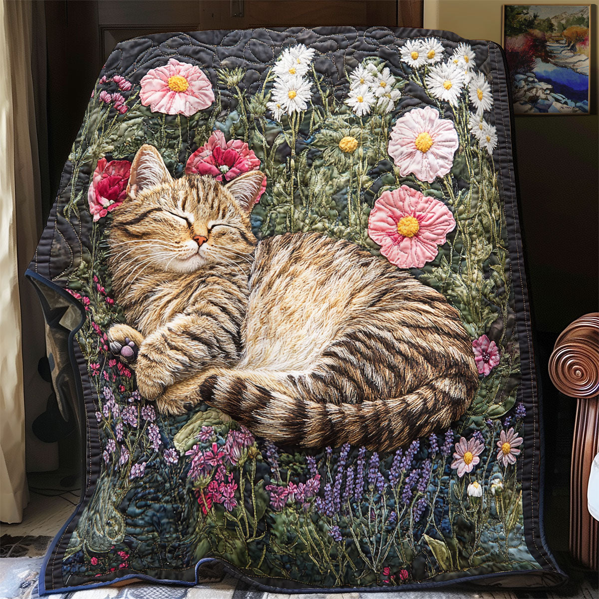 Sleeping Cat Wander In The Dream WU1902013CL Quilt