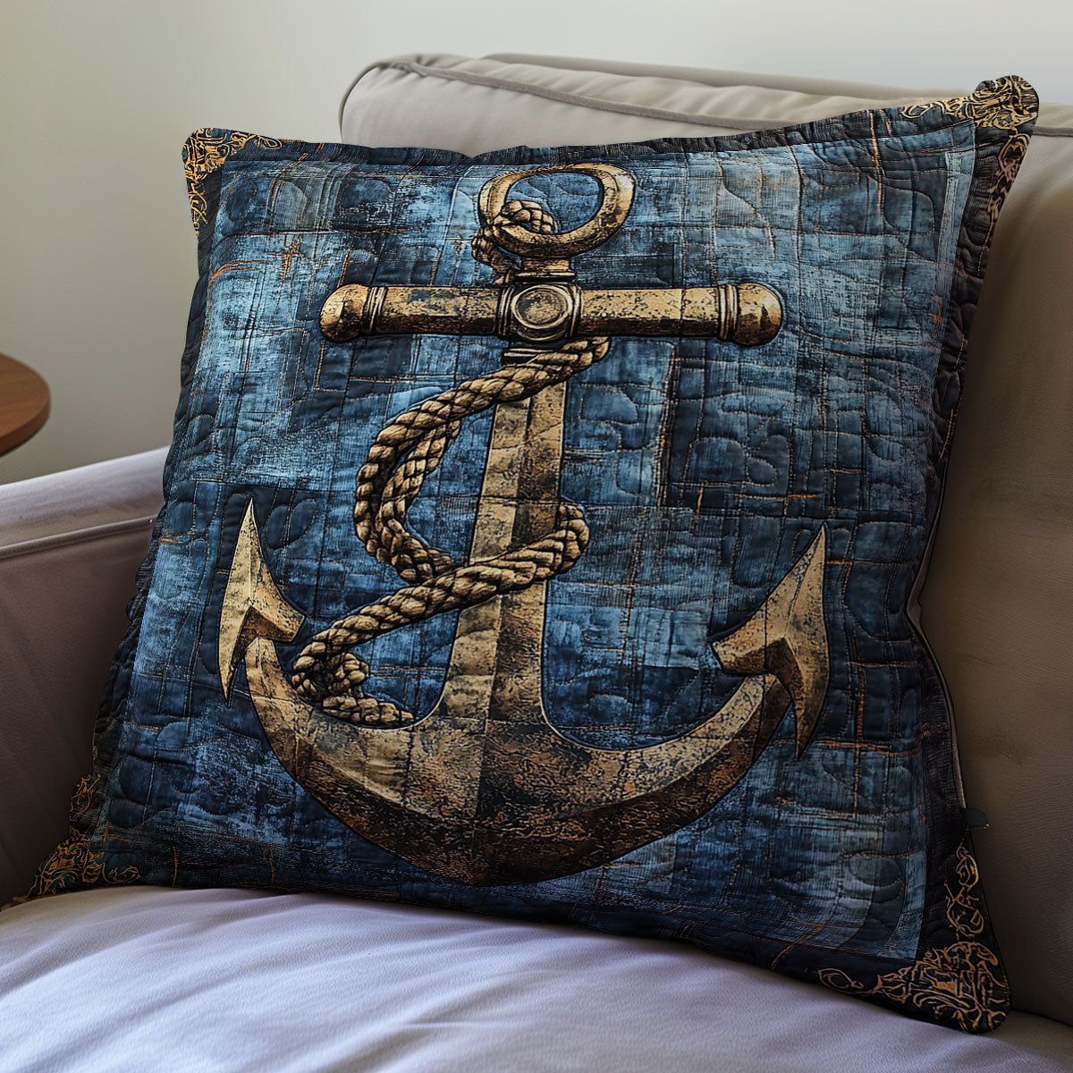 Vintage Anchor WU0702020CL Quilt Pillow Case