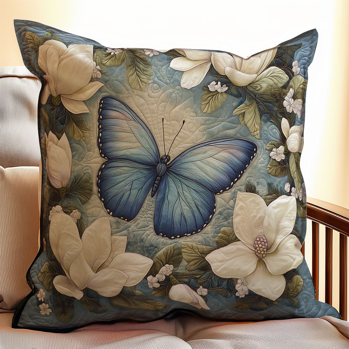 Mystic Floral Butterfly WX2203084CL Quilt Pillow Case
