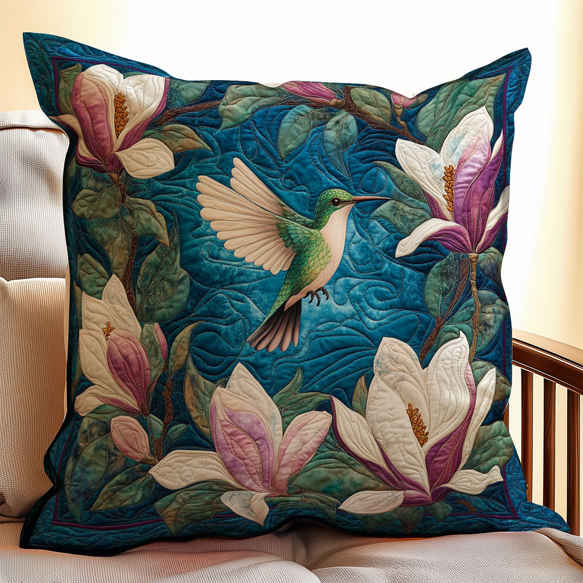 Mystic Hummingbird WX2203085CL Quilt Pillow Case