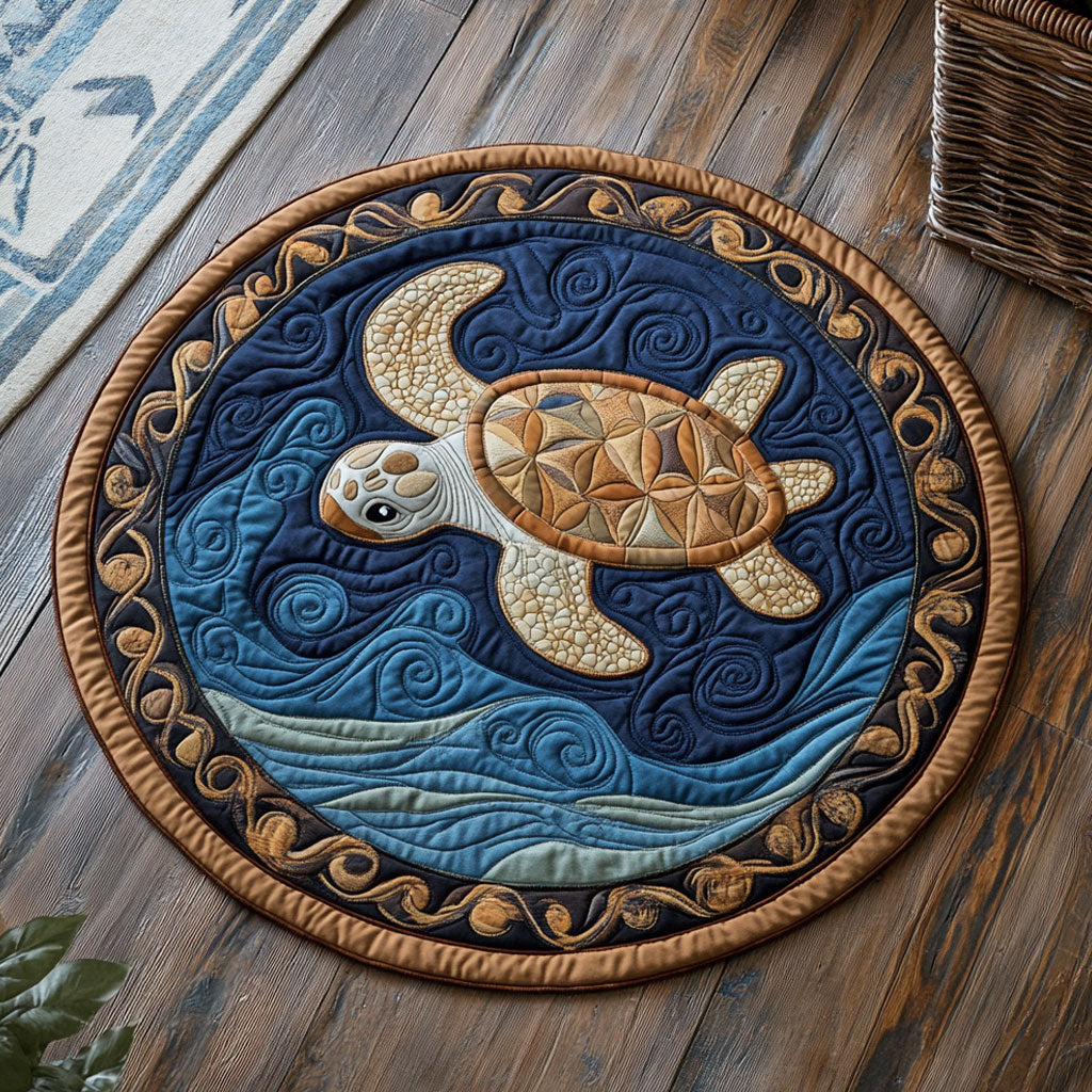 Mystic Shore Wanderer CP2406009CL Quilted Round Mat