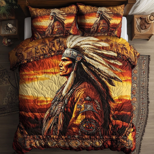 Native American Chief WU1002067CL Duvet Cover Set