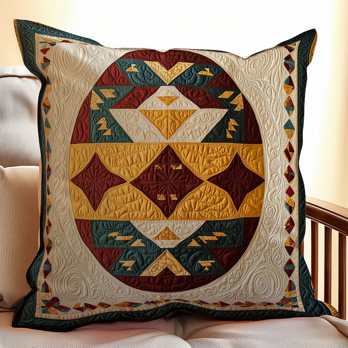 Native American Easter Egg WX0403120CL Quilt Pillow Case
