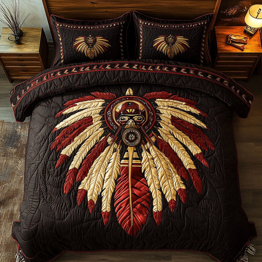 Native American War Bonnet WU1902035CL Duvet Cover Set