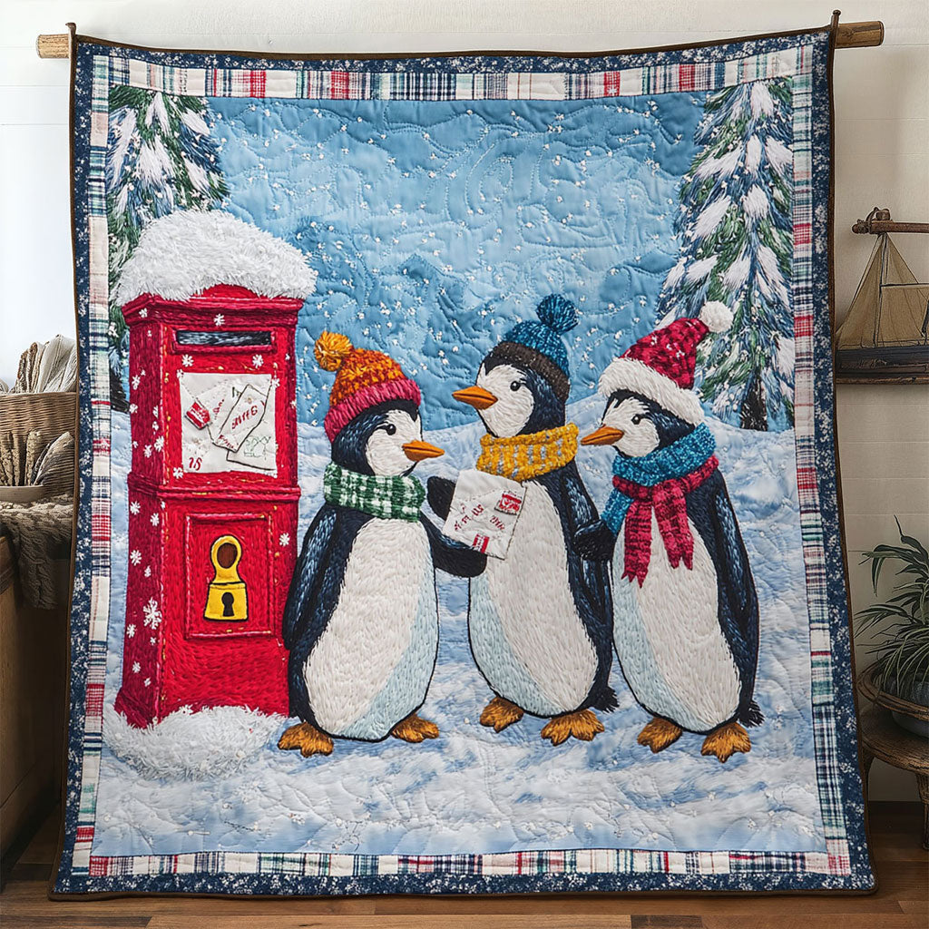 Penguin Christmas Light WN1511062CL Quilt