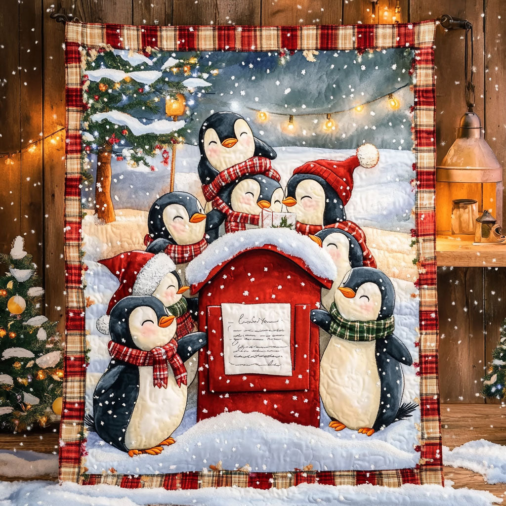 Penguin Festive Cheer WN1511064CL Quilt