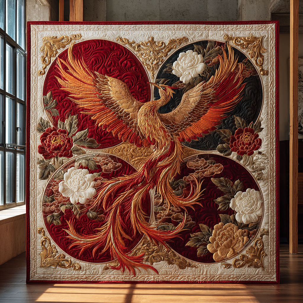 Phoenix Bloom Glow CW0908034CL Quilt