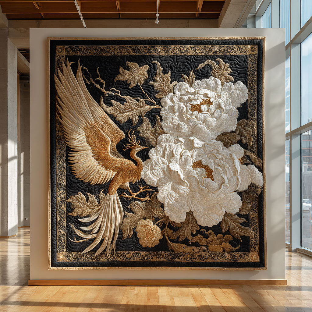 Phoenix Peony Bloom CW0908040CL Quilt