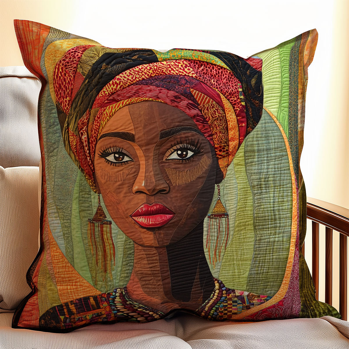 Pretty Black Woman WX0403121CL Quilt Pillow Case