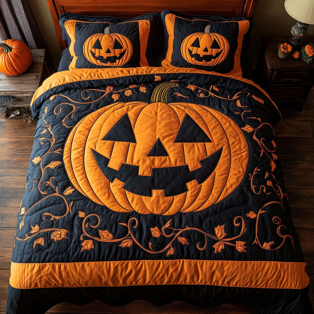 Pumpkin Smile CW0508042CL Duvet Cover Set