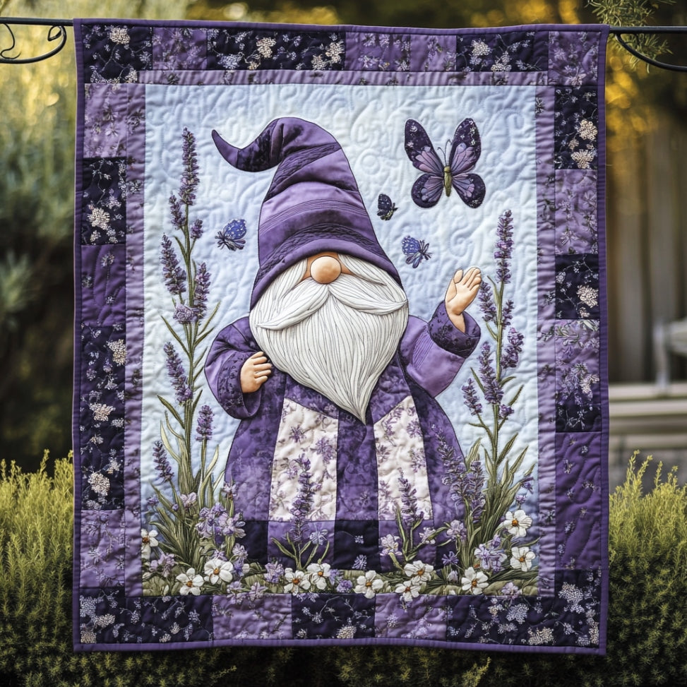 Purple Gnome WU2612096CL Quilt