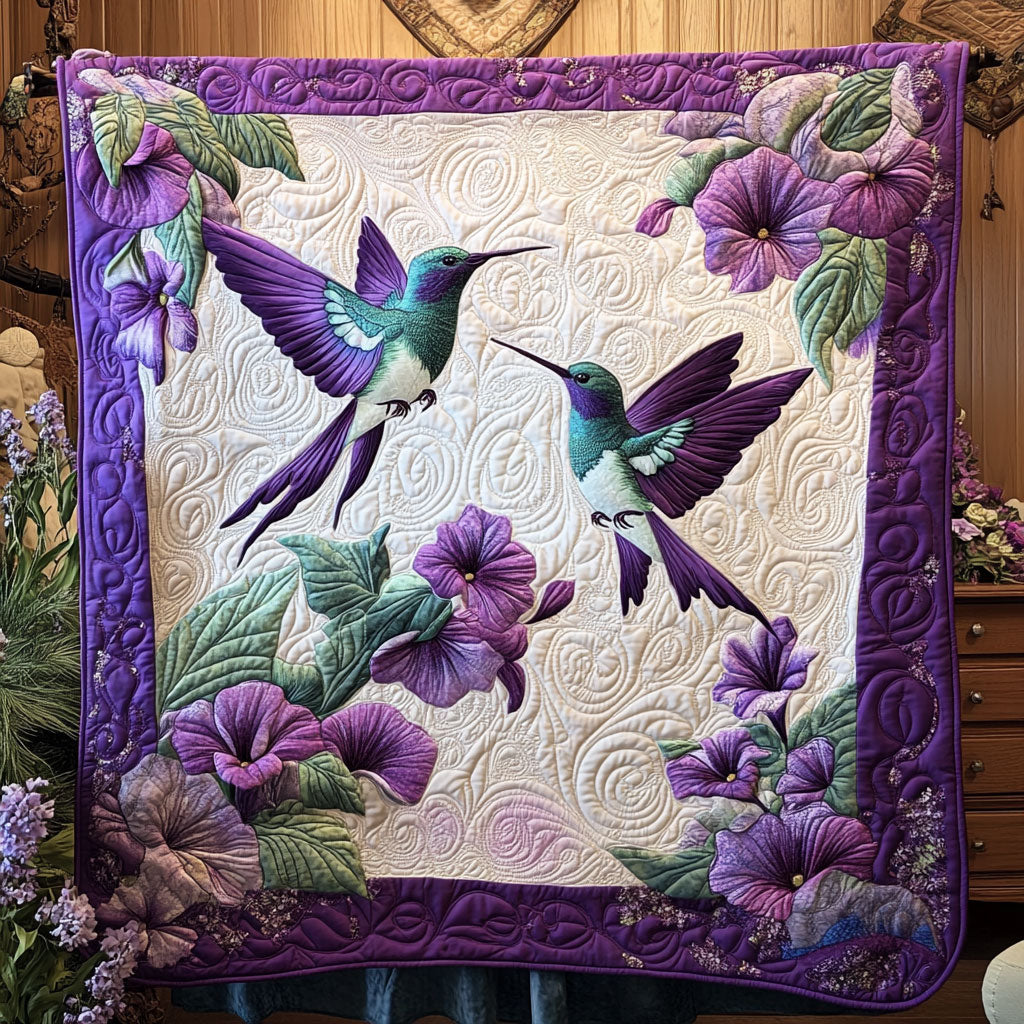 Purple Paradise WY0808073CL Quilt