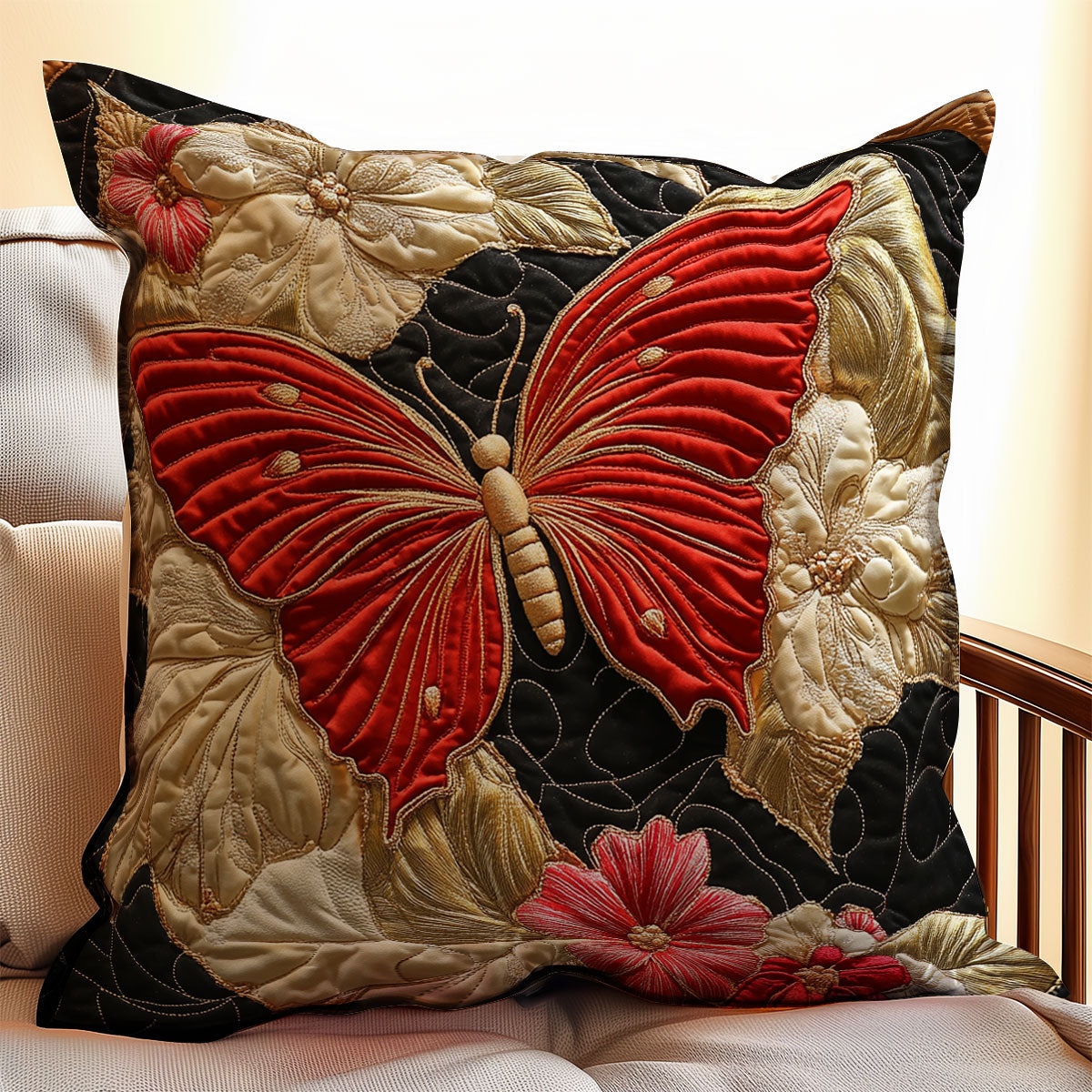 Royal Butterfly WX2203090CL Quilt Pillow Case