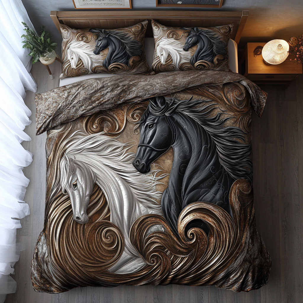 Running Horse Into The Wild WU2301053CL Duvet Cover Set