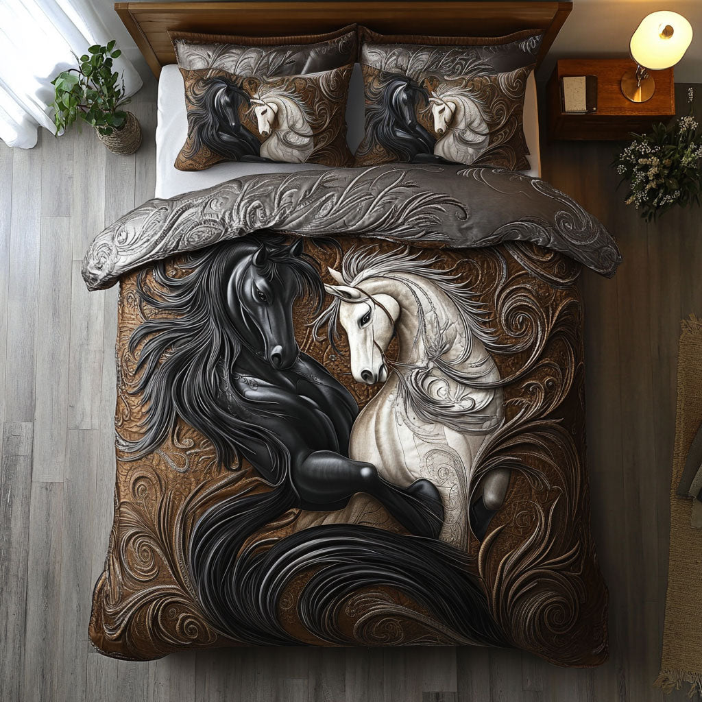 Running Horse Into The Wild WU2301054CL Duvet Cover Set