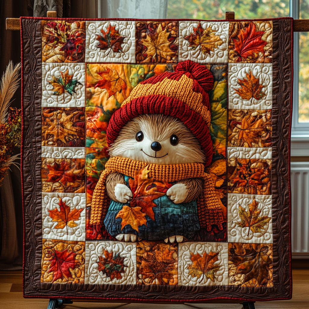 Scarved Hedgehog WY0808060CL Quilt