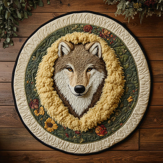 Sheep's Wool CP1106033CL Quilted Round Mat