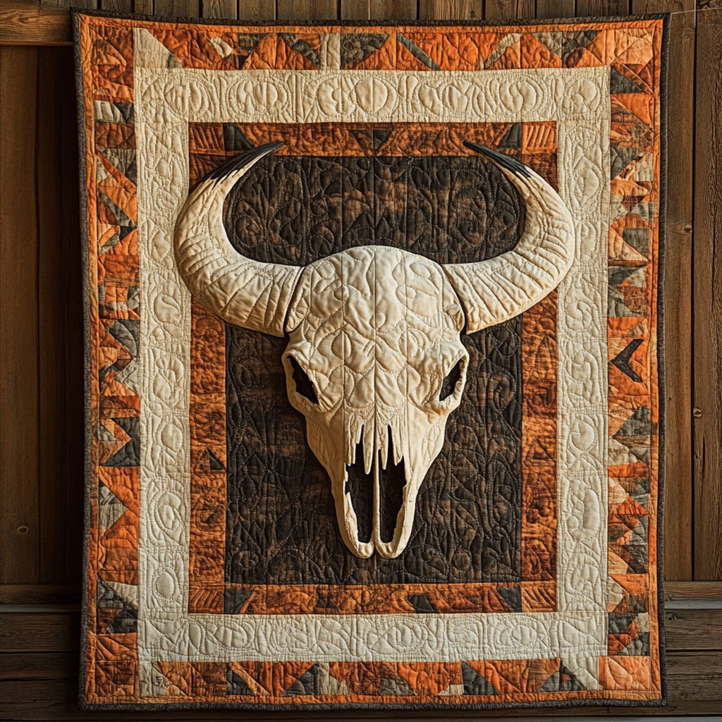 Skull Of The Plains CP2406017CL Quilt