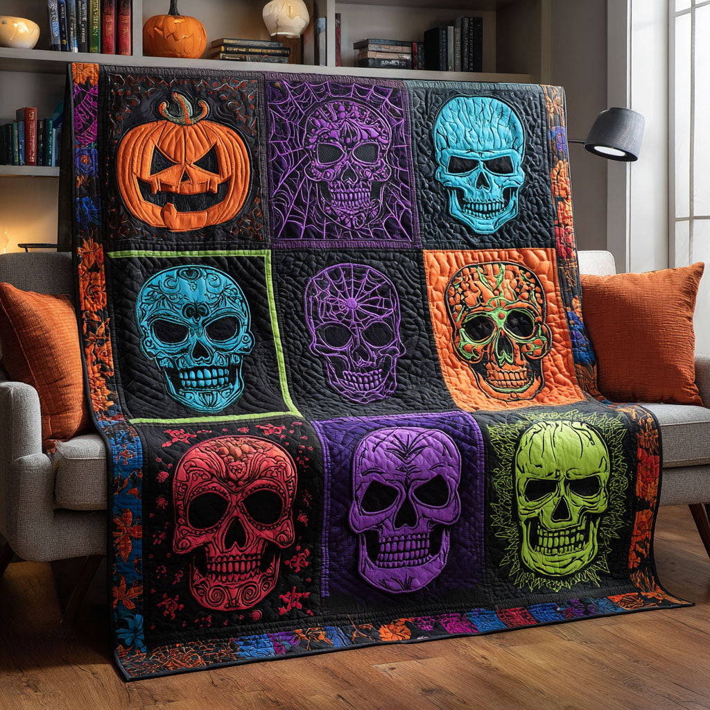 Skull Parade CW0508045CL Quilt