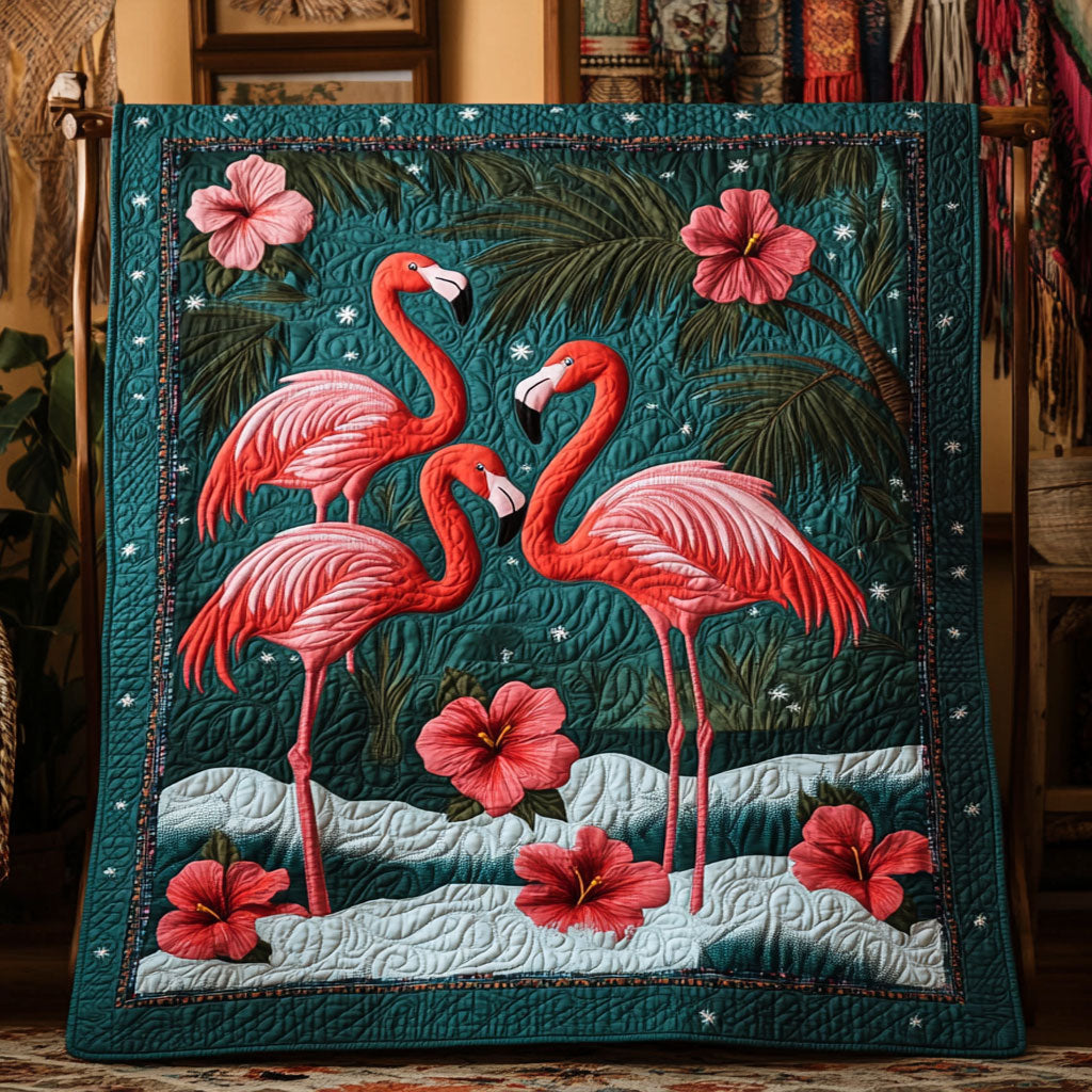 Snow Pink Paradise WY0808038CL Quilt