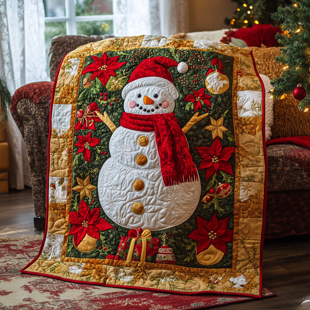 Snowman Jubilee WN0508054CL Quilt Blanket