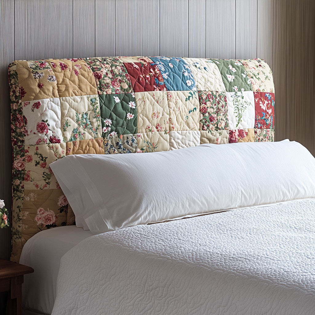 Spring Blossom WJ1712018CL Quilted Headboard Slipcover