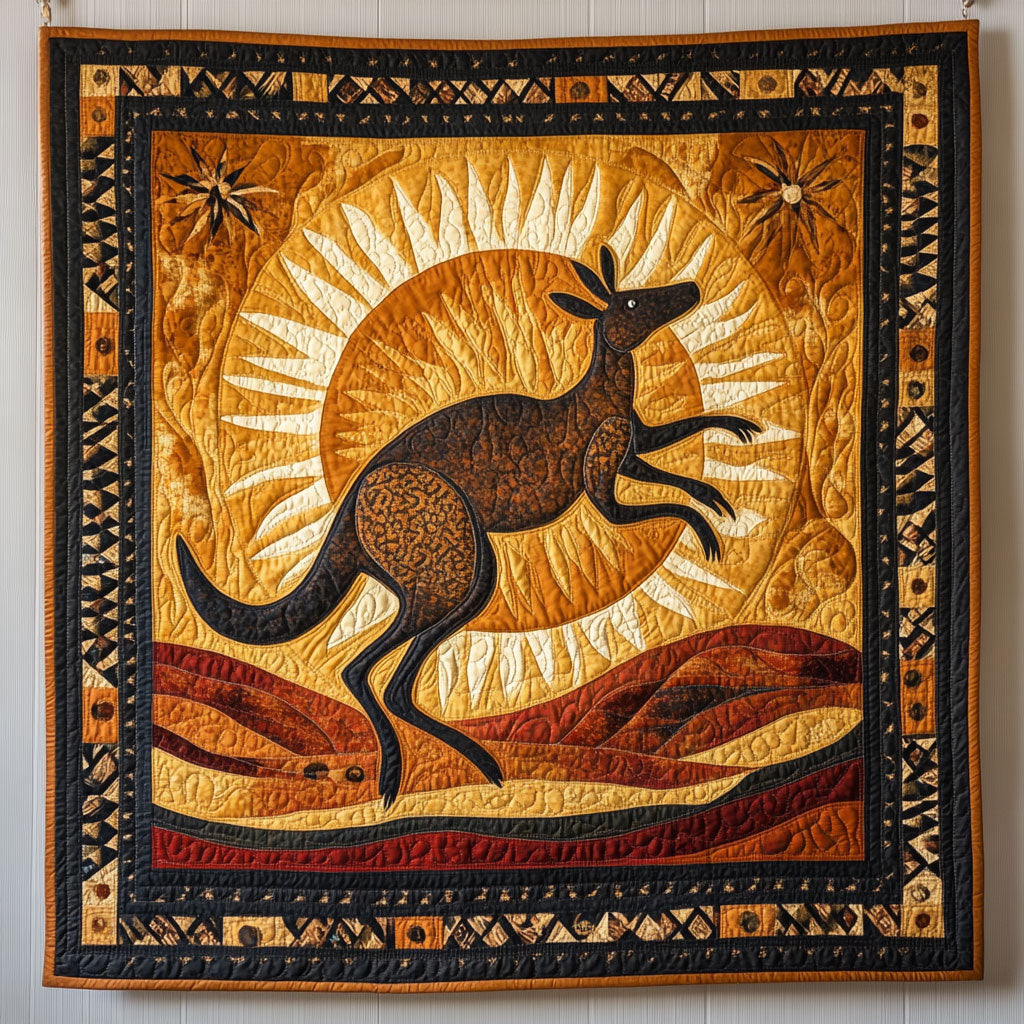 Sunbound Kangaroo CP0808062CL Quilt