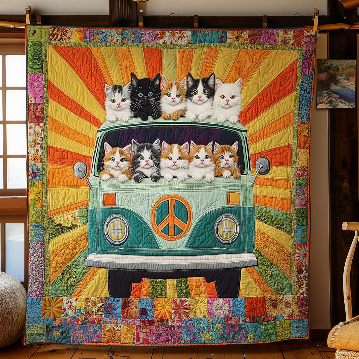 Sunshine Van Cat WN1511098CL Quilt