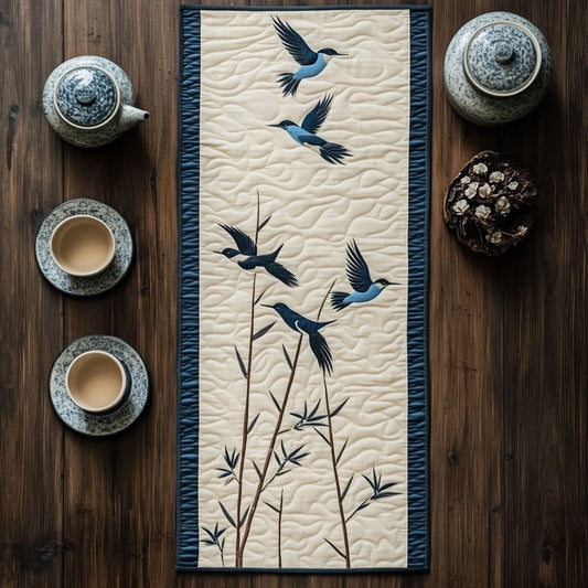 Swallow Birds CP1206010CL Quilted Table Runner