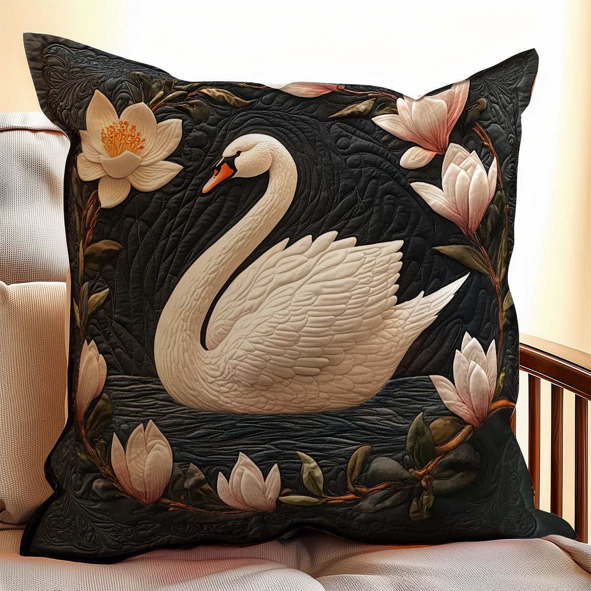 Swan Magnolia WX2203093CL Quilt Pillow Case