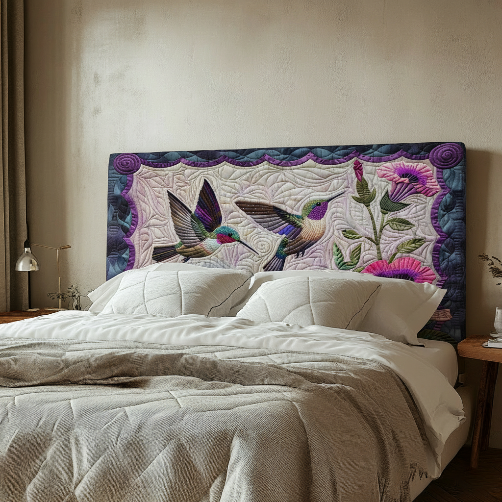 Hummingbird XR0412007CL Quilted Headboard Slipcover