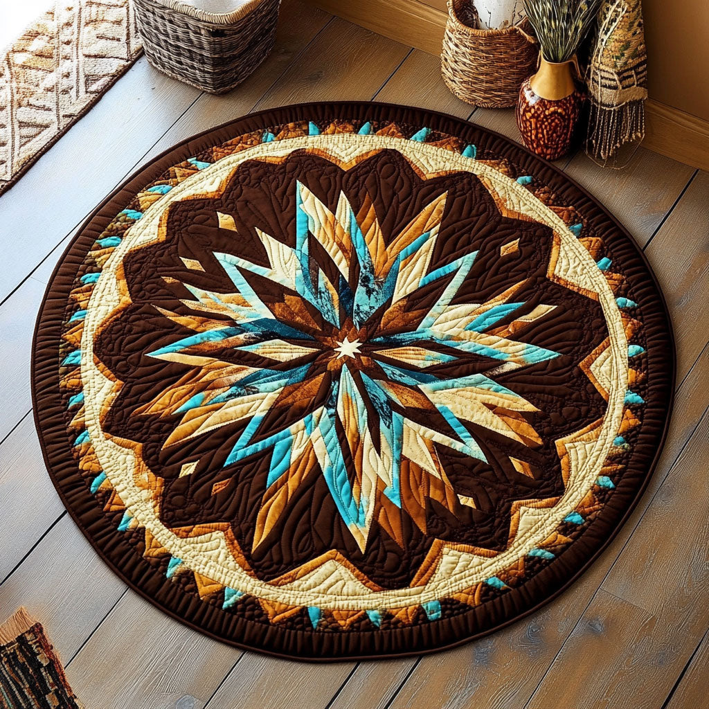 Tribal Mandala WU2003120CL Quilted Round Mat