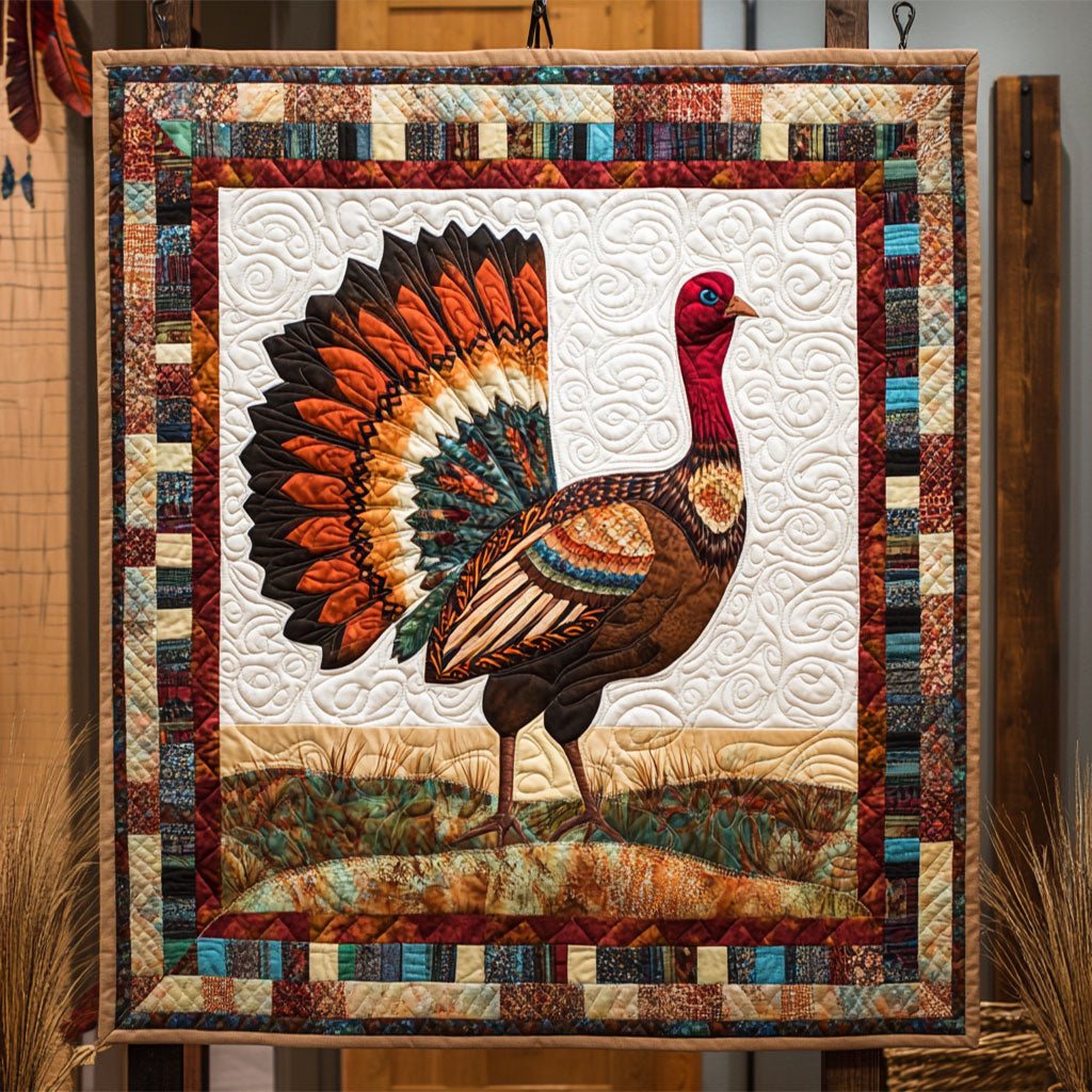 Turkey Track WJ0708062CL Quilt