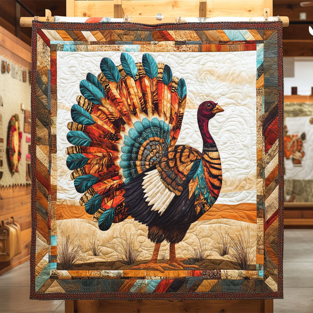 Turkey Track WJ0708063CL Quilt