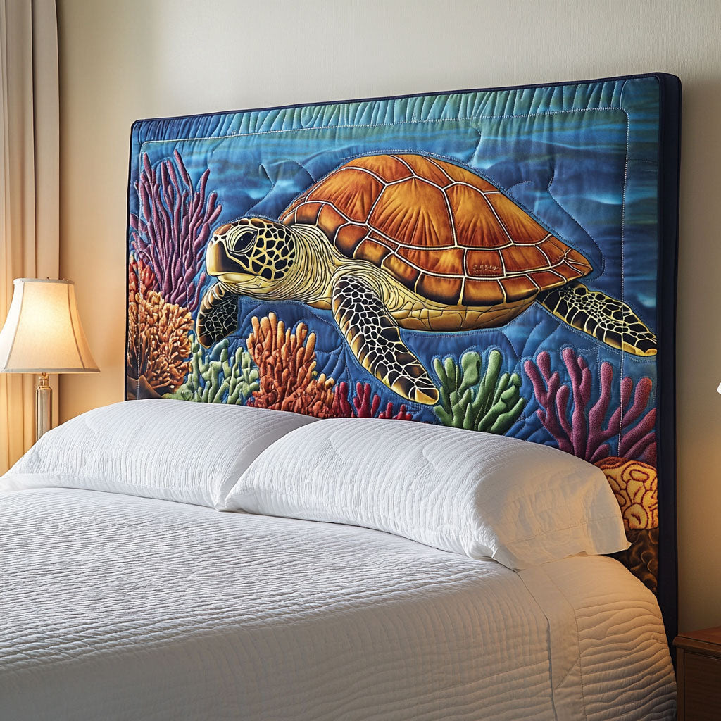Turtle Marine WJ2412006CL Quilted Headboard Slipcover
