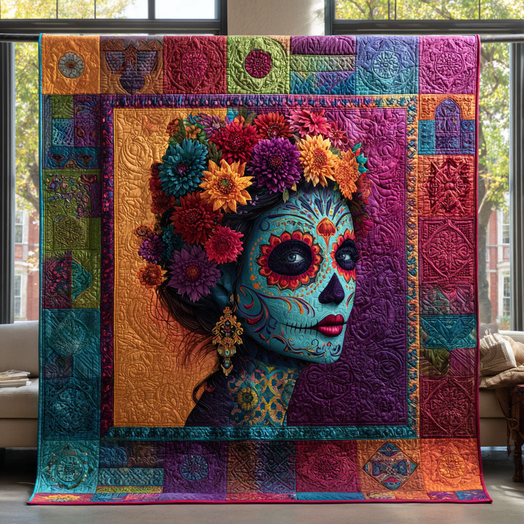 Velvet Skull Crown CW0908030CL Quilt