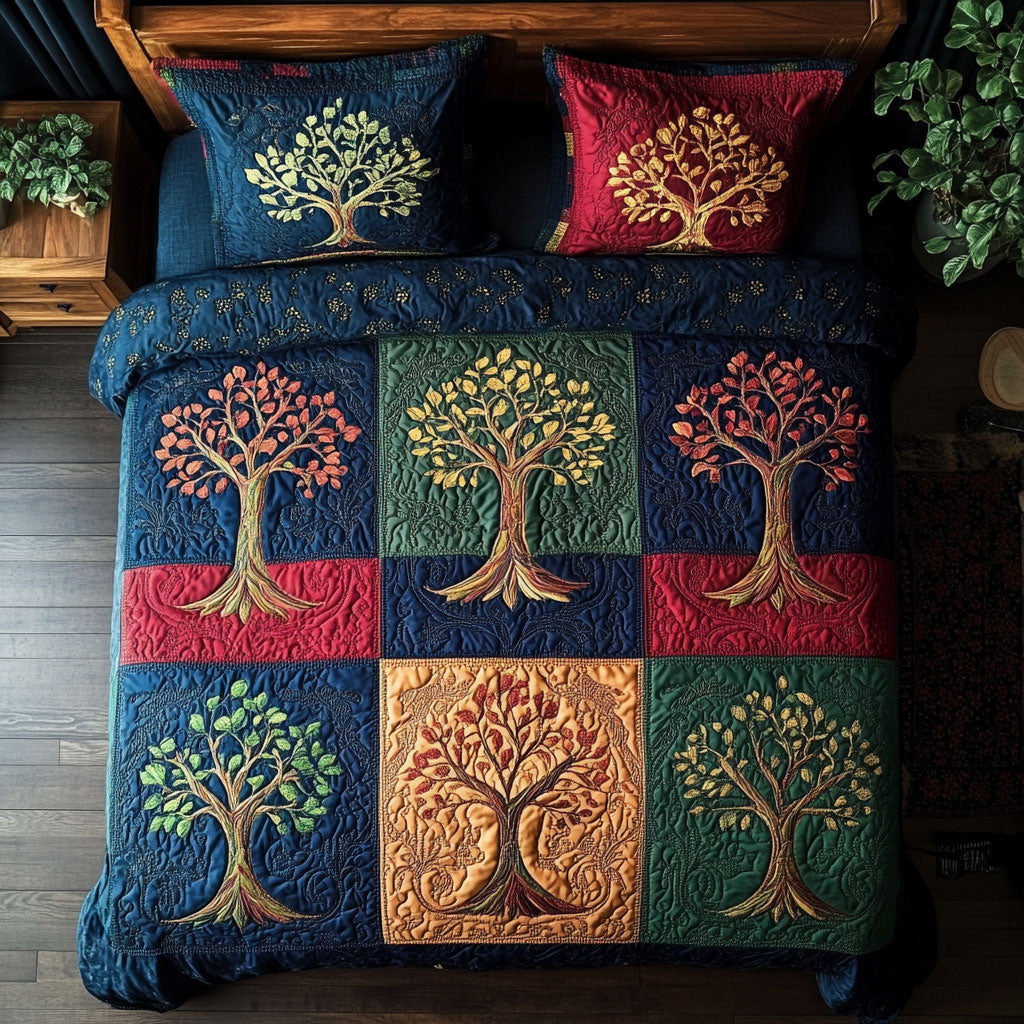 Vibrant Tree WY0708064CL Duvet Cover Set
