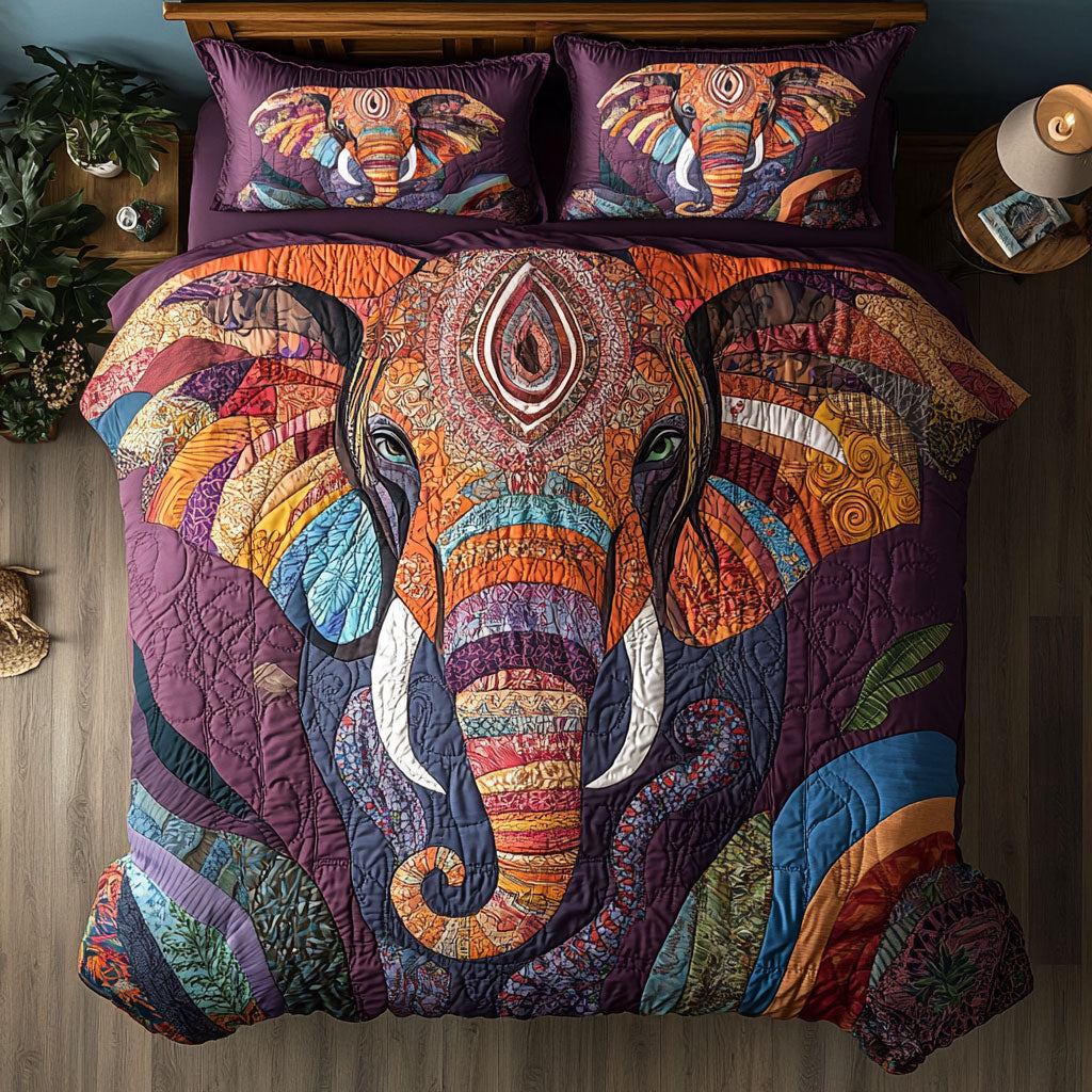 Whimsical Elephant WU1102036CL Duvet Cover Set