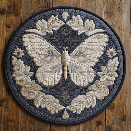 White Beauty CP1106042CL Quilt Round Mat