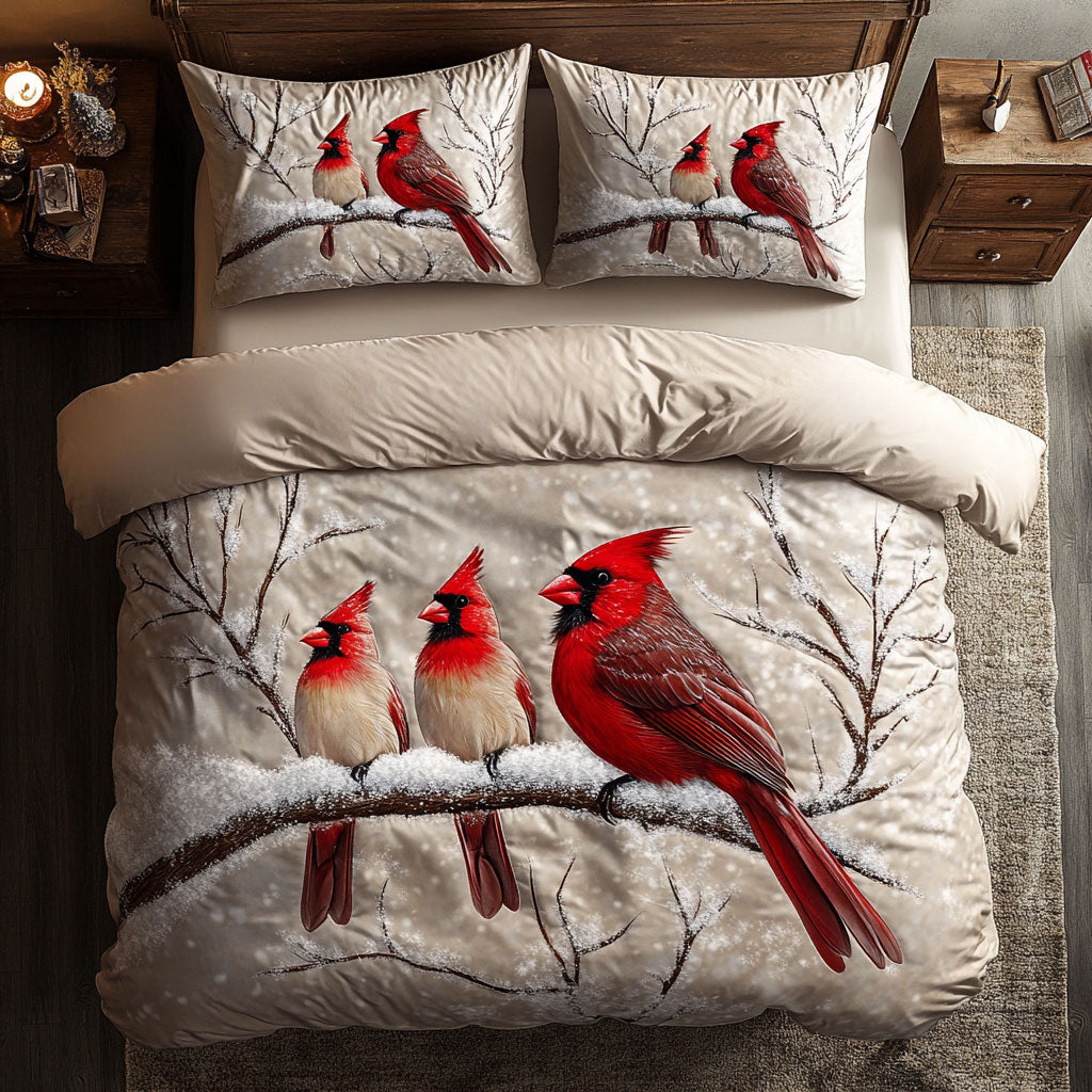 Winter Cardinal WU1902036CL Duvet Cover Set