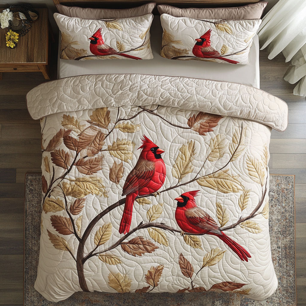 Winter Cardinal WU1902041CL Duvet Cover Set