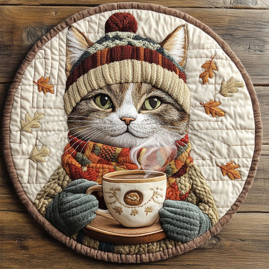 Winter Warming CP1206036CL Quilt Round Mat