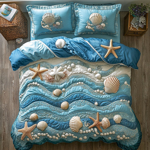 Sandy Shells CP0309049CL Duvet Cover Set