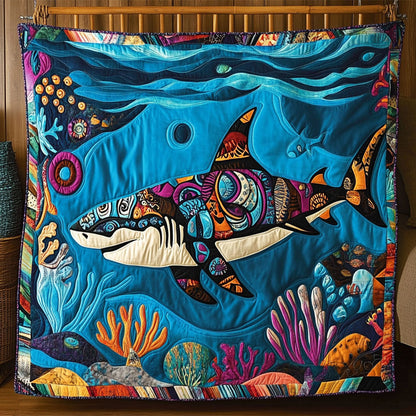 Whimsical Shark WJ2104045CL Quilt
