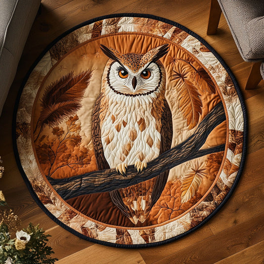 Regal Owl CW2907053CL Quilted Round Mat