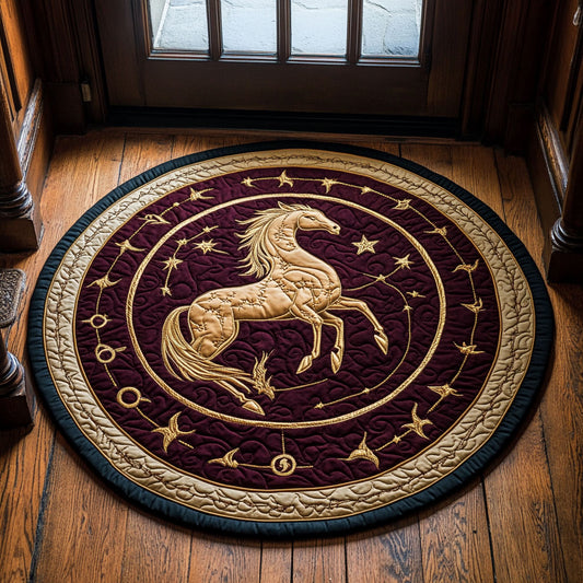 Horse Spirit CP1707034CL Quilted Round Mat