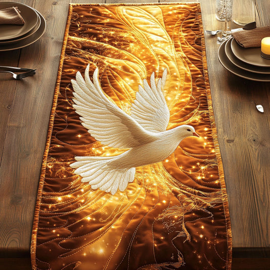 Peaceful Dove CW2006041CL Quilted Table Runner