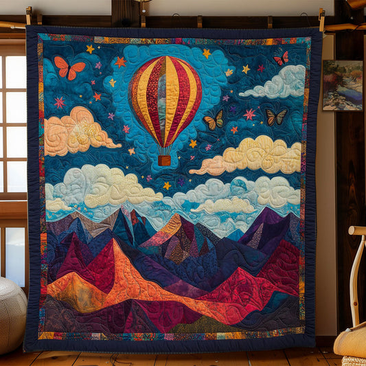 Vibrant Hot Air Balloon WY2103038CL Quilt